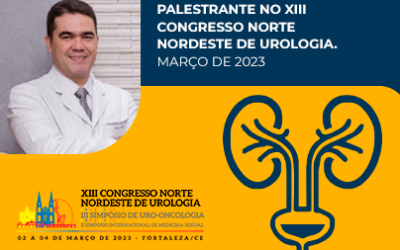 Palestrante no XIII Congresso Norte Nordeste de Urologia, Março de 2023